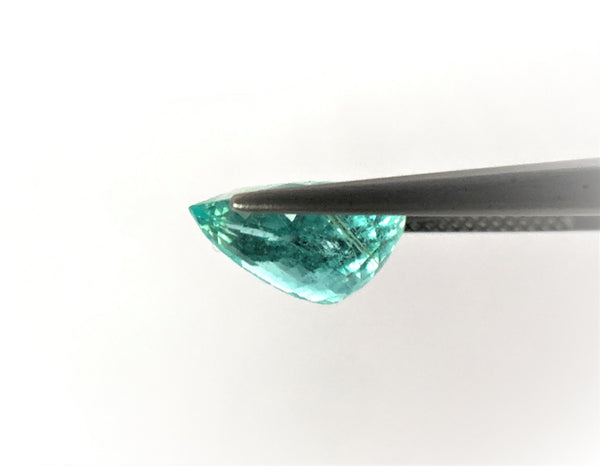 Natural Paraiba Tourmaline Medium Light Greenish Blue in color weighing 4.13 cts for sale!