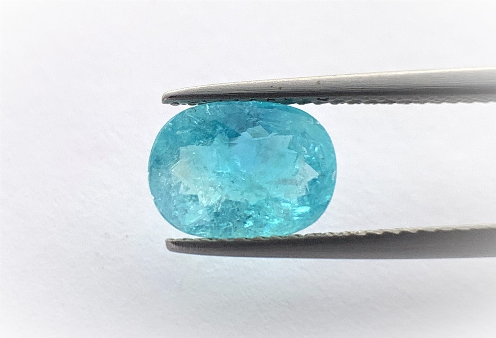 Natural Paraiba Tourmaline 1.88 CTS, Strong Neon Blue with its own characteristics.