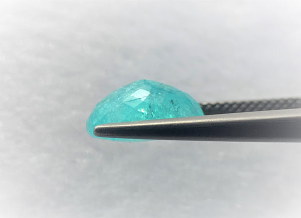 Natural Paraiba Tourmaline 3.55 CTS, Beautiful Neon Blue with attractive luster for sale!