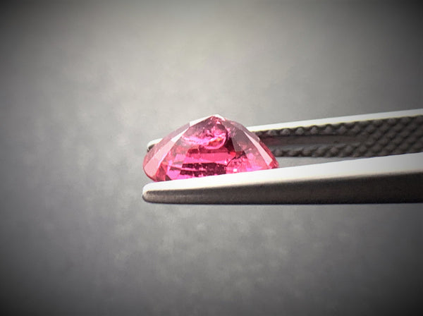 Natural Spinel 1.52 CTS, vibrant red in beautiful cut.