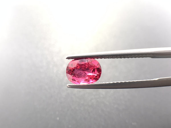 Natural Spinel 1.52 CTS, vibrant red in beautiful cut.