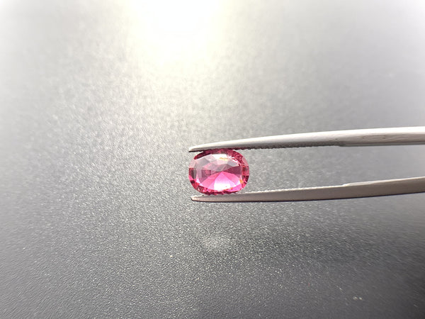 Natural Spinel 1.52 CTS, vibrant red in beautiful cut.