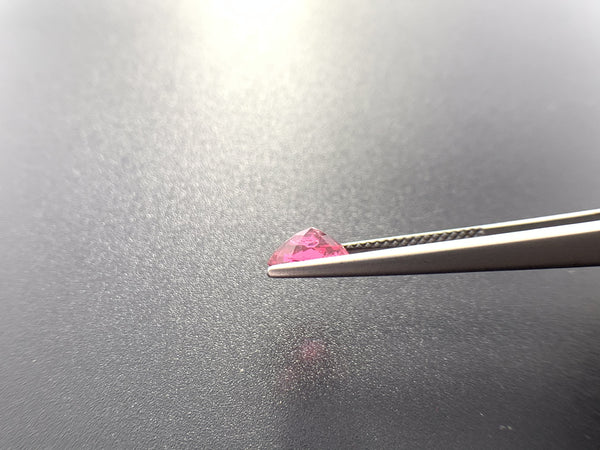 Natural Spinel 1.52 CTS, vibrant red in beautiful cut.