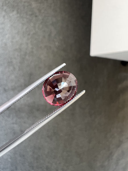 Natural Rhodolite Garnet 5.63 CTS, Good size and color for Sale.